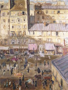 Le Boulevard Exterieur: Boulevard de Clichy et Angle de la rue de Douai, c.1904 by Pierre Bonnard