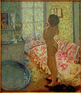 The Toilet Cabinet with the Pink Sofa (Nude Against the Light)