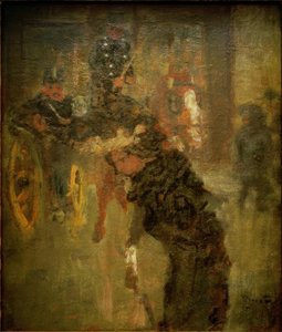 The Carriage by Pierre Bonnard