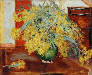 Mimosas by Pierre Bonnard