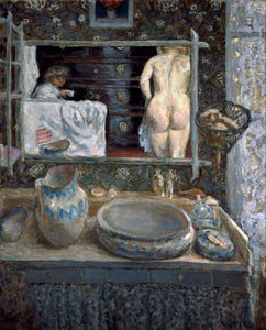 Mirror above a Washstand, 1908 by Pierre Bonnard