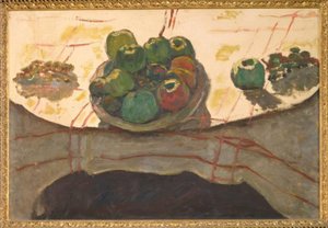 Still Life; Plate and Fruits or Bowl of Peaches