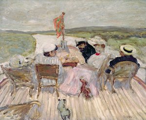 On the Yacht by Pierre Bonnard