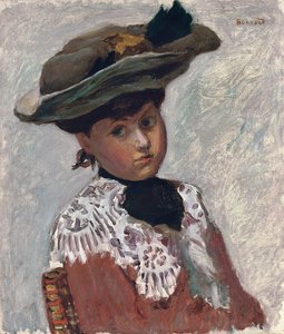 Portrait of a Young Woman or The Hat, c.1905 by Pierre Bonnard
