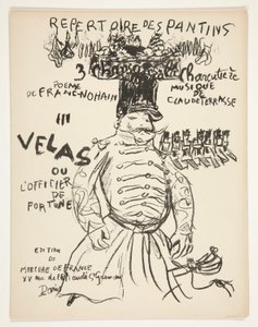 Repertoire of the Theatre of Puppets - six songs by Pierre Bonnard