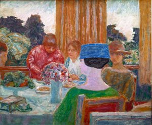 The Little Blue Hat by Pierre Bonnard