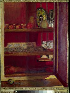 The Red Cabinet by Pierre Bonnard