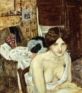 The Resting Model by Pierre Bonnard
