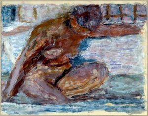 Squatting Nude