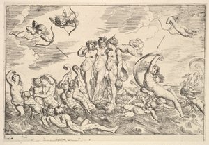 Triumph of Galatea by Pierre Brebiette