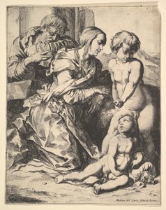 Virgin Kneeling Before Christ, 1610-42