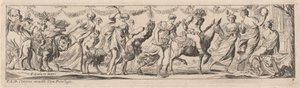 Woman Whipping a Satyr by Pierre Brebiette