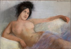 Reclining Model by Pierre Carrier Belleuse