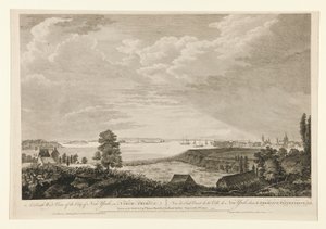 A South West View of the City of New York