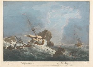 Shipwrack by Pierre Charles Canot