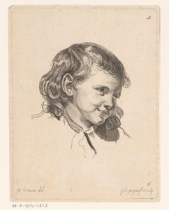 Head of a Child, Turned to the Right by Pierre Charles Ingouf