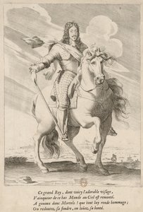 Equestrian Portrait of Louis XIII of France by Pierre Daret