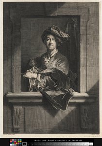 Engraving of Hyacinth Rigaud