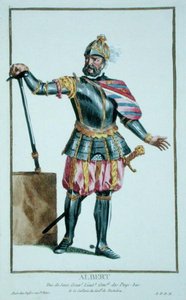Albert the Bold (1443-1500) Duke of Saxony from Recuil des Estampes, representing the Ranks and Dignities, following the Costume of all existing Nations, published 1780 by Pierre Duflos
