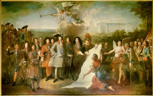 Presentation of the Plan of the Royal Hotel des Invalides to Louis XIV