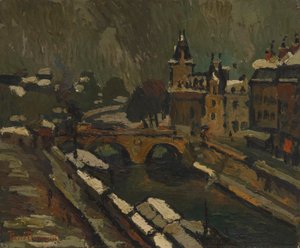 Paris in Winter by Pierre Dumont
