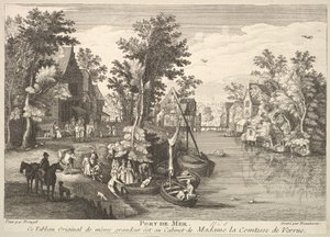 Sea Port after the painting in the collection of Madame la Comtesse de Verrue