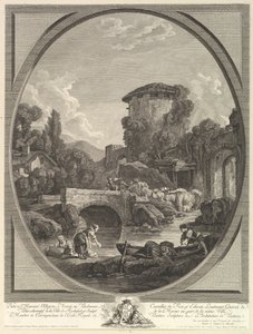 Landscape with a Bridge and a Dovecote
