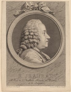 Edme-Sebastien Jeaurat by Pierre Francois Martenasie after Charles Nicolas Cochin II