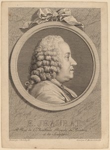 Edme-Sebastien Jeaurat by Pierre Francois Martenasie after Charles Nicolas Cochin II