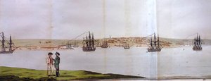 Port of Sevastopol (From Travels through the Southern Provinces of the Russian Empire) by Pierre François Tardieu