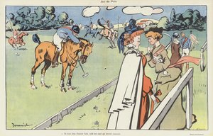 A Game of Polo (Illustration for Le Rire)