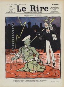Revolution in Russia. Illustration for Le Rire