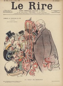 The Toast of Bismarck, Illustration for Le Rire