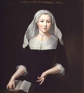 Portrait of Charlotte Grimaldi of Monaco by Pierre Gobert