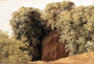 Ruins of an Arcade with Clusters of Grass by Pierre Henri de Valenciennes