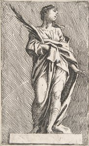 Standing Female Figure, ca. 1739-40 by Pierre Ignace Parrocel