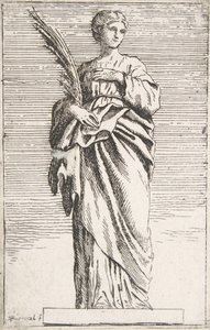 Standing Female Figure by Pierre Ignace Parrocel