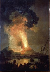 The eruption of Vesuvius