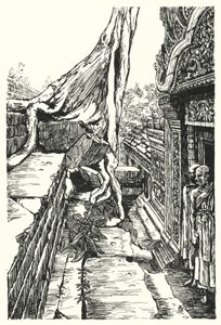 On the Second Storey, Baphuon by Pierre Jeannerat de Beerski