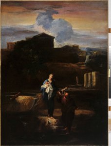 The Flight to Egypt by Pierre Louis Cretey or Cretet