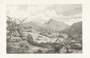 The Cemetery at Baden-Baden by Pierre Louis Dubourcq
