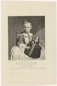 Girl with Doll Dressed as Nun