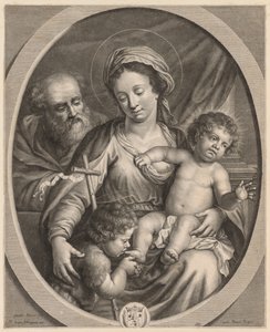 Holy Family and Saint John by Pierre Louis van Schuppen