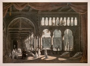Robert the Devil, Decorations for the Second Painting of Act III by Pierre Luc Charles Ciceri