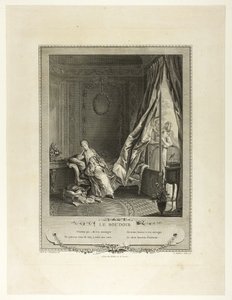 The Boudoir, from Monument of the Physical and Moral Costume of the Late Eighteenth Century by Pierre Maleuvre