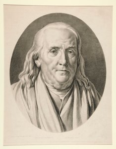 Benjamin Franklin, after a Sculpture by Jean-Antoine Houdon by Pierre Michel Alix