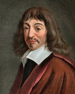 Portrait of Rene Descartes by Pierre Michel Alix