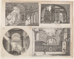Porch Before a Circular Temple