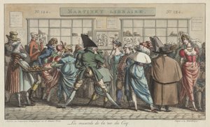 The Dawdlers of the Rue du Coq by Pierre Nolasque Bergeret