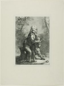 Boy with a Dog by Pierre Paul Prud